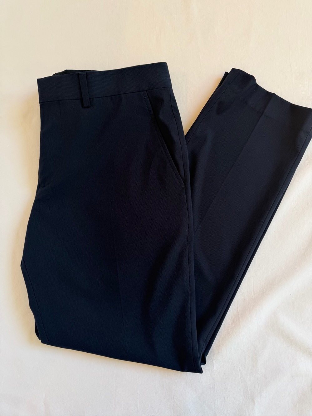 jf j.ferrar Men's Navy  Slim Dress Pants 32x30